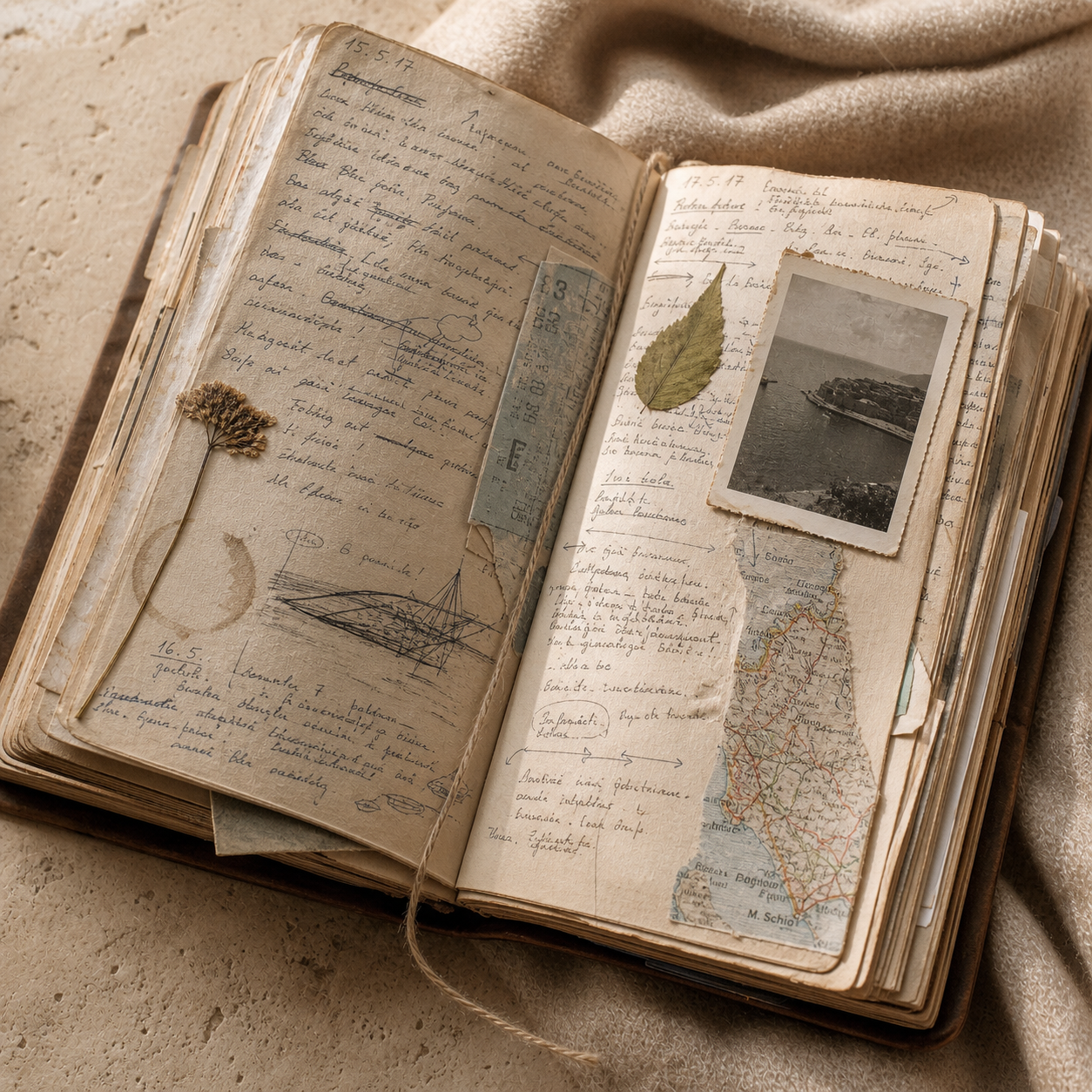 La Scia Del Tempo — concept mood board